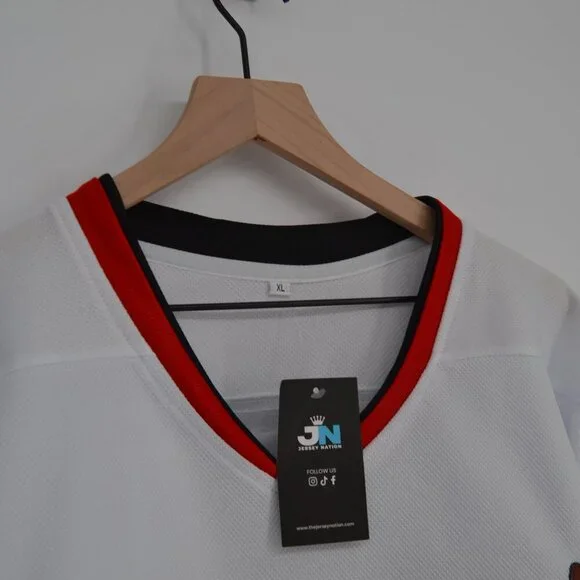 NEW Jersey Nation Grisworld Hockey Jersey Shirt Christmas Vacation White Size XL - Picture 2 of 5